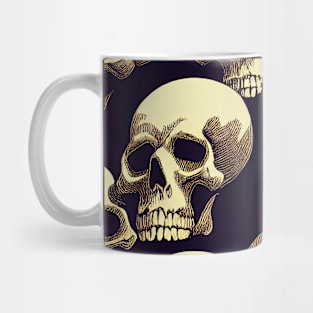 skull pattern Mug